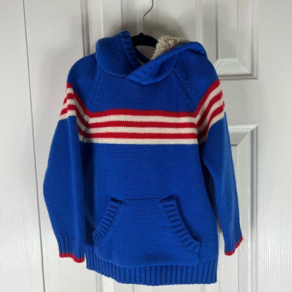 Mini Boden Boys Hooded Sweater Size 4/5y